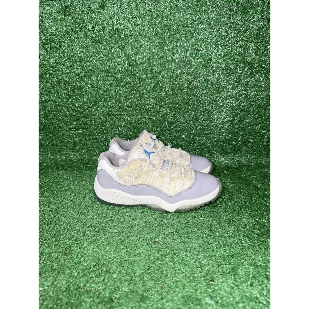 Air Jordan 11 Retro Low Toddler Size 12c Grey Walking Shoes Sneakers 505835-140